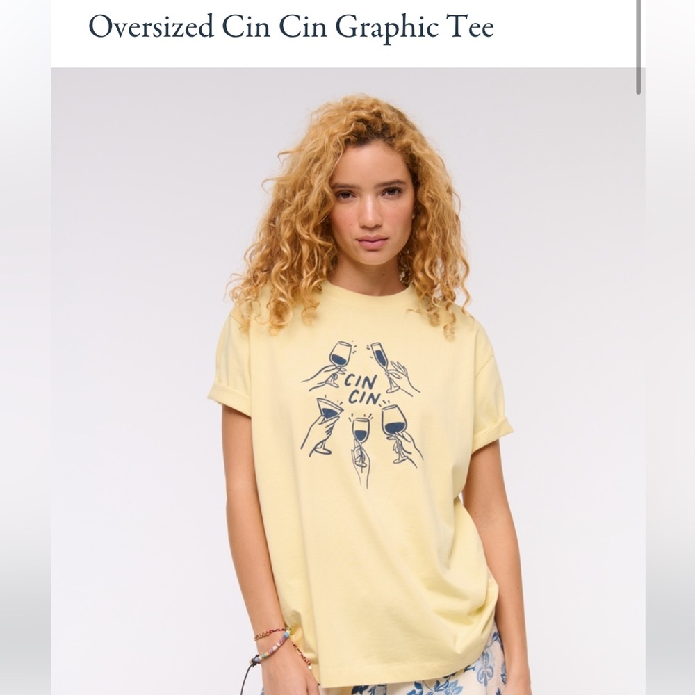 Oversized graphic tee fr Abercrombie & Fitch